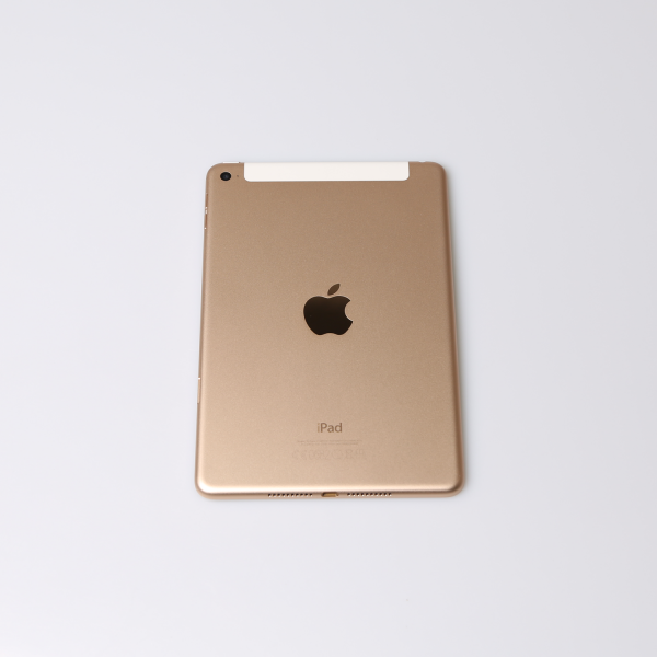 Komplettes Gehäuse für iPad Mini 4 A1550 WiFi + Cellular in Gold Grade B Front