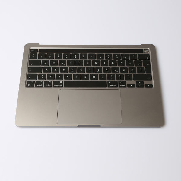 Komplettes TopCase mit Akku für MacBook Pro 13 Zoll Retina A2338 in Spacegrau Grade B Front